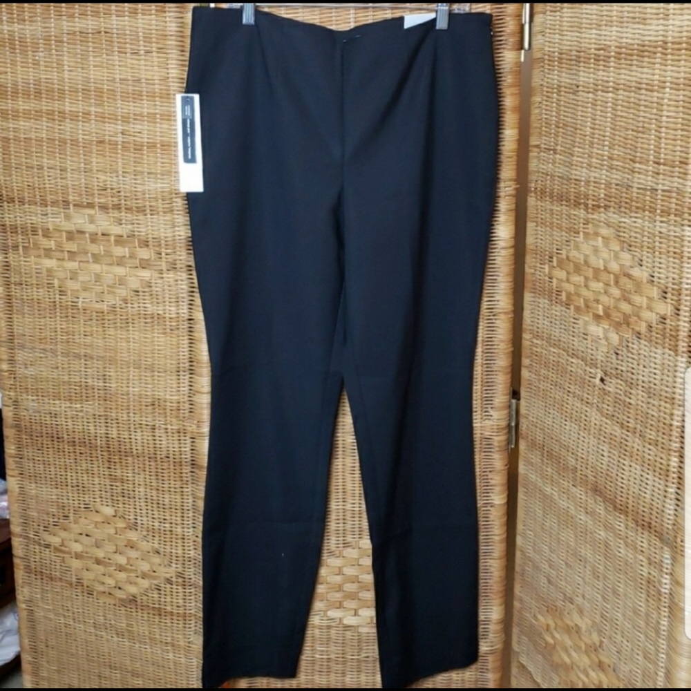 New Larry Levine Women Black Pants